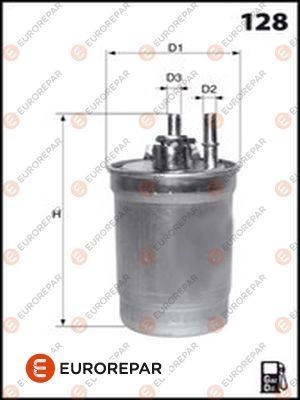 Топливный фильтр EUROREPAR BO9B3 E148127 1424523150 W3 YI5
