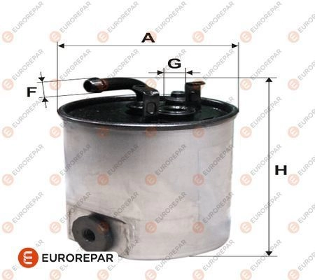Топливный фильтр EUROREPAR E148128 1424523151 K DY28YD WOWMIM