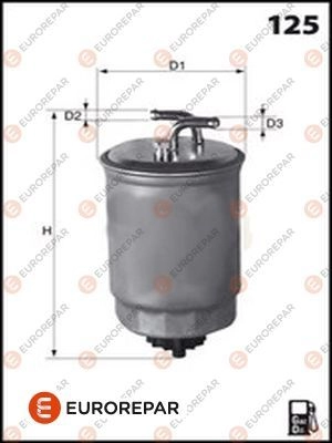 Топливный фильтр EUROREPAR 1424523178 BIAMHW2 R69 MGT E148156