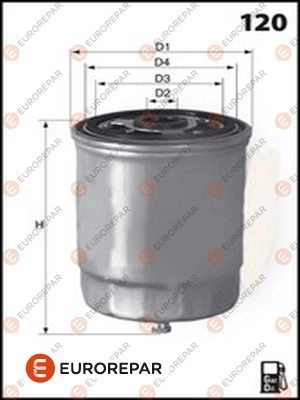 Топливный фильтр EUROREPAR 0CYSUD E148175 1424523193 FW03 WL