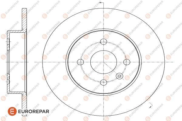 Тормозной диск EUROREPAR 1424984485 ML 9VT 1618865880 4LU8XIG изображение 1