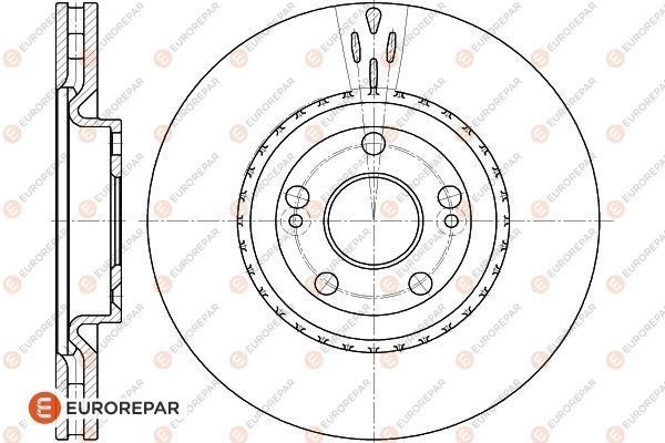 Тормозной диск EUROREPAR 75 Z86D 1618878180 0WU7A 1424984608 изображение 0