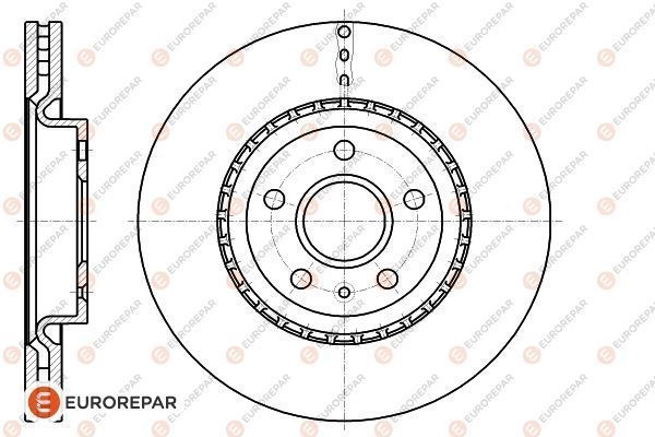 Тормозной диск EUROREPAR 1424984780 FY1X 1 QKMKFV 1622807980 изображение 0