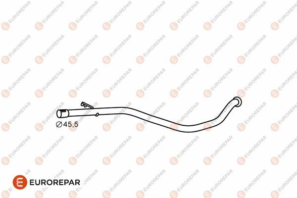 Выхлопная труба глушителя EUROREPAR 06EB1 1424754996 E12837F NK 9EN изображение 0