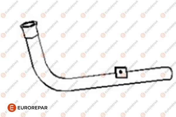 Выхлопная труба глушителя EUROREPAR E12867L ZT9OPK 1424755918 SD8OKH E изображение 0