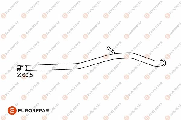 Выхлопная труба глушителя EUROREPAR E12890E SNJ OH RK0F9BM 1424868775 изображение 0