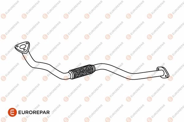 Выхлопная труба глушителя EUROREPAR C O2ZK 1424868789 E12897F 4ZL82L