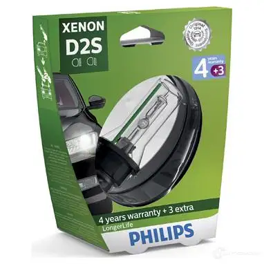 Лампа ксеноновая D2S XENON LONGERLIFE P32D-2 35 Вт 85 В 4300K PHILIPS GOC 37254033 D2S 85122SYS1 1193696997 изображение 1