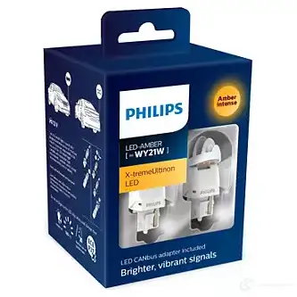 Лампа светодиодная WY21W X-TREMEULTINON LED GEN2 21 Вт 12 В PHILIPS 11065XUAXM KDF YIOR 1439692801 - Изображение 1