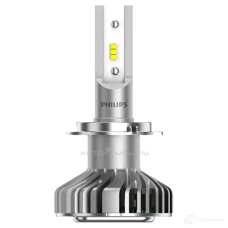 Лампа светодиодная H7 ULTINON LED 14 Вт 12 В 6200K PHILIPS CK7ZR O9 11972ULWX2LP6T10 1439693705 изображение 1