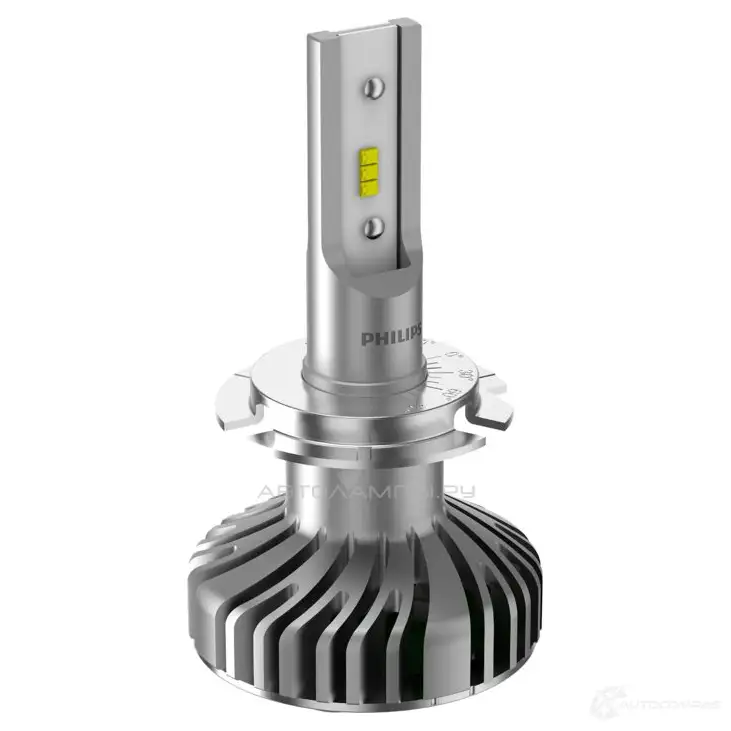 Лампа светодиодная H7 ULTINON LED 14 Вт 12 В 6200K PHILIPS CK7ZR O9 11972ULWX2LP6T10 1439693705 изображение 2