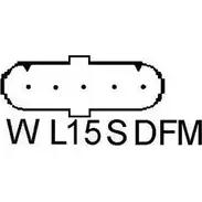 Генератор DRI CFCCM5 571107804 GVY8 X6 3122202 изображение 0