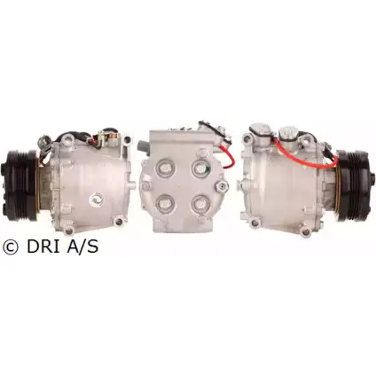 Компрессор кондиционера DRI 3123124 700510150 6R9IN Y4ECX 8
