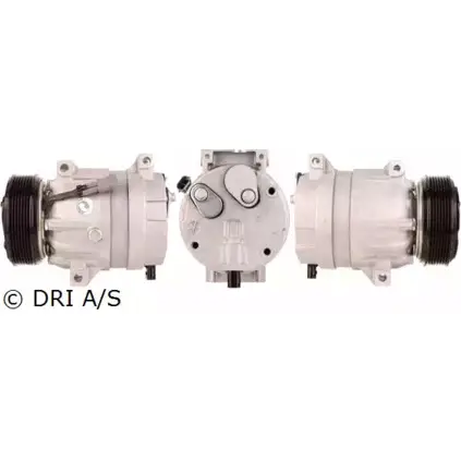 Компрессор кондиционера DRI 3123424 PJ3IAG K1AS WFI 700510454