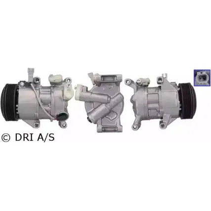 Компрессор кондиционера DRI JTEL7 3123916 700510968 W MUC0