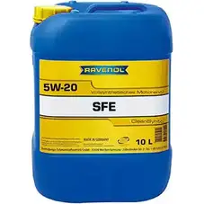 Моторное масло синтетическое Super Fuel Economy SFE SAE 5W-20, 10 л RAVENOL 4014835722545 3128080 111111001001999 5QP S0M изображение 0