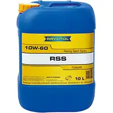 Моторное масло синтетическое RSS SAE 10W-60, 10 л RAVENOL 4014835726741 114110001001999 3128578 UKE YX изображение 0