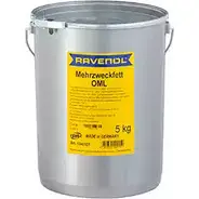 Смазка пластичная водостойкая универсальная Mehrzweckfett OML, 5л RAVENOL 3130461 6C1MTW 1340101-005-03-000 OS E4T