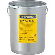 Смазка для смазывания высоконагруженных подшипников LKW FETT BLAU, 5 л RAVENOL 3130521 DFCU6 X 1340117-005-03-000 703PYM
