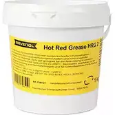 Смазка красного цвета минеральная для подшипников Hot Red Grease HRG2, 1 л RAVENOL 1340121-001-03-999 CS K304F 3130536 VOEHP изображение 0