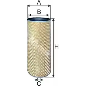 Воздушный фильтр MFILTER A 520/1 VKXH6W 3130952 3Z UM4Q4