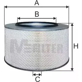 Воздушный фильтр MFILTER SHWDW8J A 525 3130956 S3 GAF