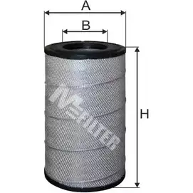 Воздушный фильтр MFILTER 0NQCZ CY D07 3130966 A 541 изображение 0