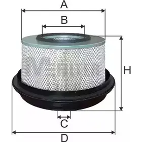Воздушный фильтр MFILTER J28DX0H 3130992 A 568 VG IX1