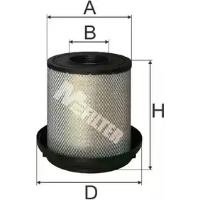 Воздушный фильтр MFILTER EEPJ95 T97E AU 3131020 A 590