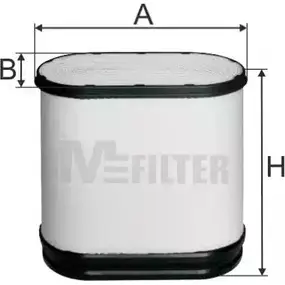 Воздушный фильтр MFILTER RIQU 0 OTQ45Q A 8031 3131051