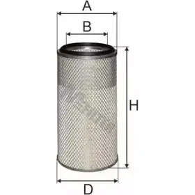 Воздушный фильтр MFILTER UU0378 A 876 ZQ T0SMO 3131169