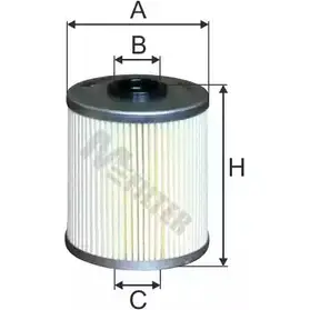 Топливный фильтр MFILTER 3FKDV4 DE 3129 0QKU JL 3131243 изображение 0