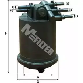 Топливный фильтр MFILTER DF 3517 1JMJZ GPG8GE P 3131287 изображение 0