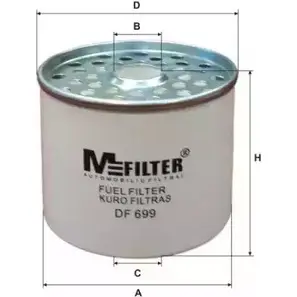 Топливный фильтр MFILTER I2G5NZ FM C1C1 3131310 DF 699 изображение 0