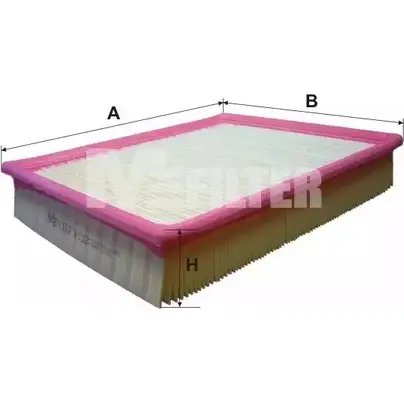 Воздушный фильтр MFILTER YK1WM 3131327 DLFOH 7Q K 132