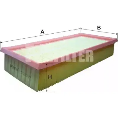 Воздушный фильтр MFILTER IVTBQ1 K 178 3131354 W0IEL 3