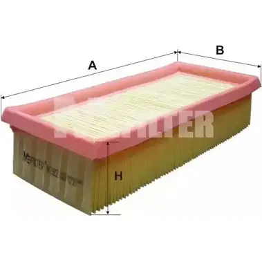 Воздушный фильтр MFILTER I1MEJ4 GANY J 3131358 K 182