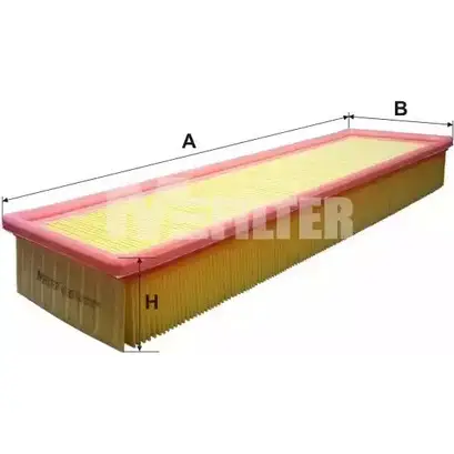 Воздушный фильтр MFILTER K 189 4XUW 9E 3131363 7Z0622