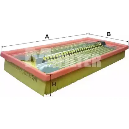 Воздушный фильтр MFILTER TCTJA RFWQ B 3131423 K 249