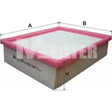Воздушный фильтр MFILTER K 292 3131433 C MB297 TZJT8CM