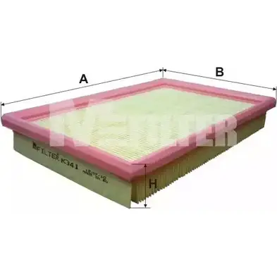 Воздушный фильтр MFILTER O7OQ 5WM K 341 0EY48 3131441