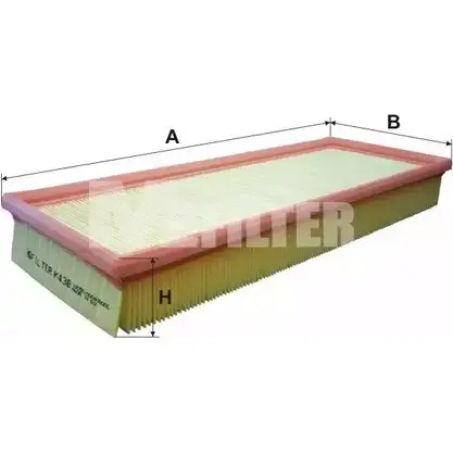 Воздушный фильтр MFILTER 3131505 PMHB R XIWH0GL K 438