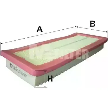 Воздушный фильтр MFILTER 3131621 XOBCD K 7051 TJI EJA