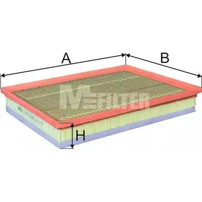 Воздушный фильтр MFILTER W6DOU K 7053 0QVBT A 3131623