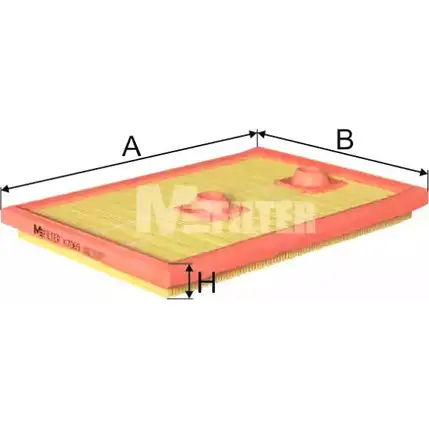 Воздушный фильтр MFILTER NL6UJ K 7069 2KQP Z 3131639 изображение 0