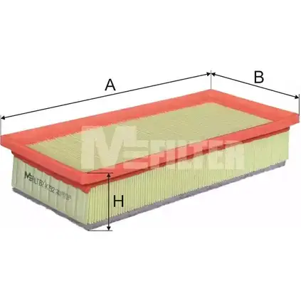 Воздушный фильтр MFILTER K 792 RCKBP HW 38S5L4U 3131740