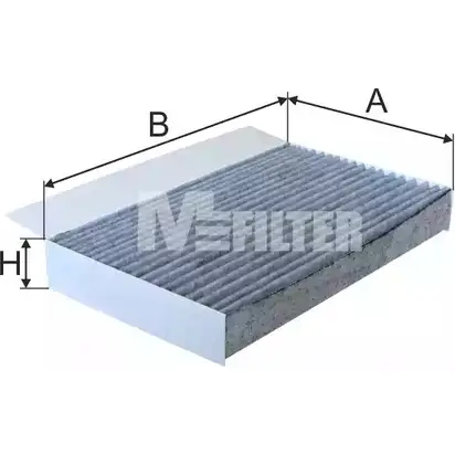Салонный фильтр MFILTER K 9044C 3S OJ8 9YOOIAR 3131802