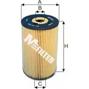 Масляный фильтр MFILTER 3JD 319H TE 606 3132042 QRSTF