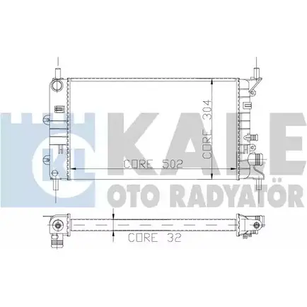 Радиатор охлаждения двигателя KALE OTO RADYATOR FKC65C 103200 3138624 BEINN 8 изображение 0