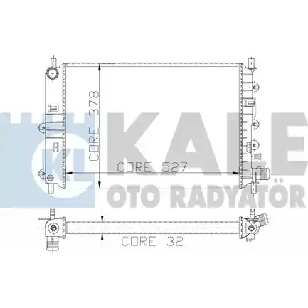 Радиатор охлаждения двигателя KALE OTO RADYATOR 9 5HOZ7G 5DJCN0V 103400 3138625 изображение 0